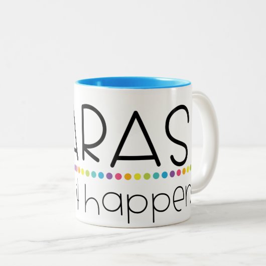 Paraprofessionals zorgen ervoor dat het gebeurt Mo Tweekleurige Koffiemok (Voorkant rechts)