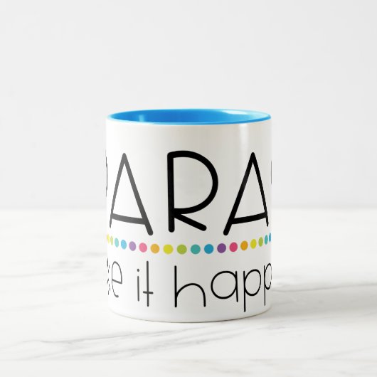 Paraprofessionals zorgen ervoor dat het gebeurt Mo Tweekleurige Koffiemok (Center)