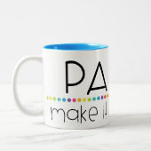 Paraprofessionals zorgen ervoor dat het gebeurt Mo Tweekleurige Koffiemok (Links)