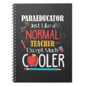 Paraprofessioneel assistent voor het klaslokaal notitieboek (Voorkant)