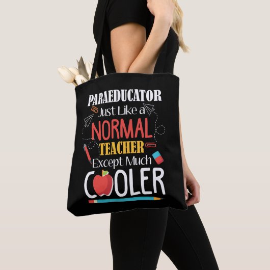 Paraprofessioneel assistent voor het klaslokaal tote bag (Dichtbij)