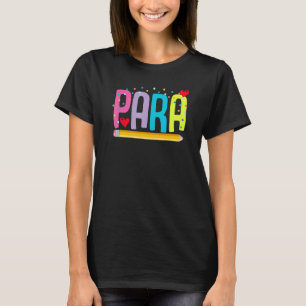 Paraprofessioneel leraar docent-docent t-shirt