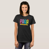 Paraprofessioneel leraar docent-docent t-shirt (Voorkant volledig)
