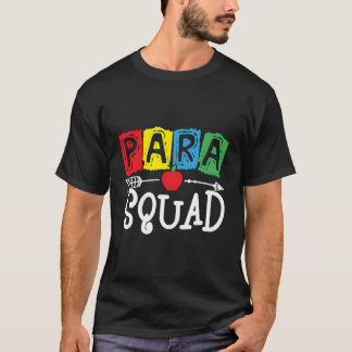 Paraprofessioneel team van Para Squad T-shirt