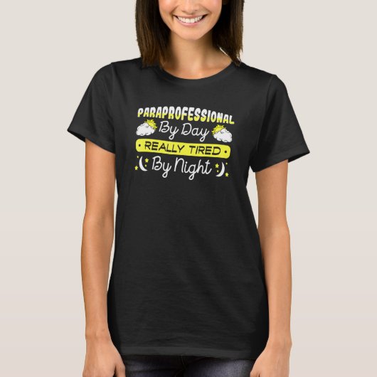 Paraprofessionele para-onderwijzer para-prof lerar t-shirt (Voorkant)