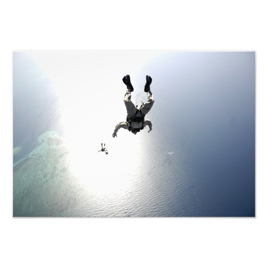 Pararescuemens van de Amerikaanse luchtmacht Foto Afdruk (Voorkant)