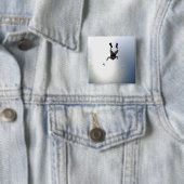 Pararescuemens van de Amerikaanse luchtmacht Vierkante Button 5,1 Cm (In situ)