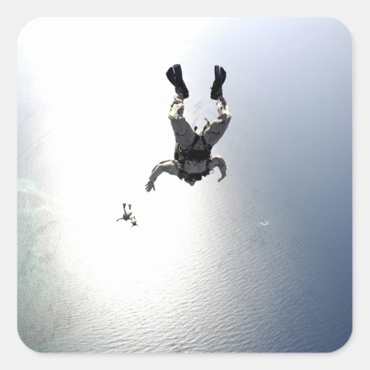 Pararescuemens van de Amerikaanse luchtmacht Vierkante Sticker (Voorkant)