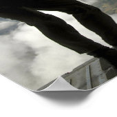 Pararescuemenspringen uit de achterkant van een C- Poster (Hoek)