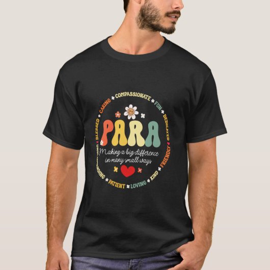 Paras maakt het mogelijk dat een vakleraar als t-shirt (Voorkant)