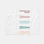 Paras Make It Possible Paraprofessional Leraar Ap Fleece Deken (Voorkant (Horizontaal))