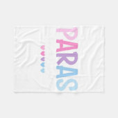 Paras maken het mogelijk Hart Para-paraprofessiona Fleece Deken (Voorkant (Horizontaal))