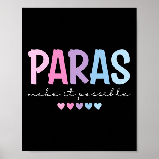 Paras maken het mogelijk Heart Para Paraprofession Poster (Voorkant)