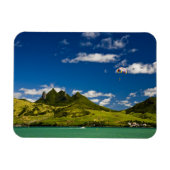 Parasailen in het Uitzicht van de indrukwekkende l Magneet (Horizontaal)