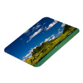 Parasailen in het Uitzicht van de indrukwekkende l Magneet (Linkerzijde)