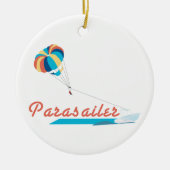 Parasailer Keramisch Ornament (Voorkant)