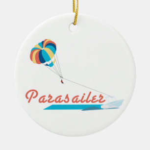 Parasailer Keramisch Ornament