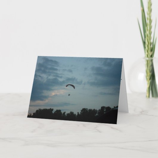"Parasailer" Verjaardagskaart Kaart (Voorkant)