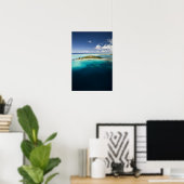 Parasailing boven de prachtige lagune van Bora Poster (Thuiskantoor)