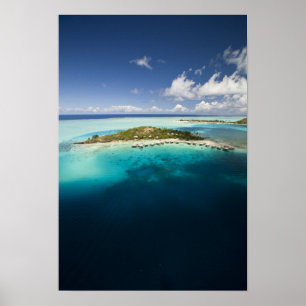 Parasailing boven de prachtige lagune van Bora Poster