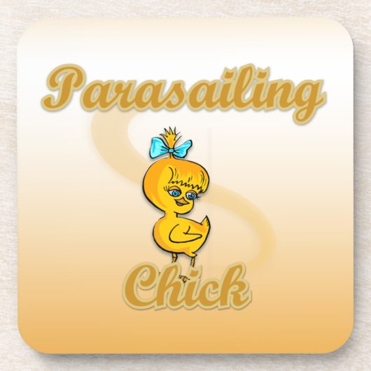 Parasailing Chick Onderzetter (Voorkant)