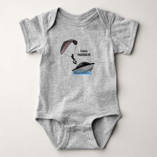 Parasailing Design Baby Bodysuit (Voorkant)