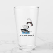 Parasailing Design Drink glas (Achterkant)