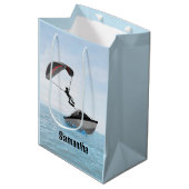 Parasailing design medium cadeauzakje (Voorkant Gekanteld)