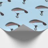 Parasailing Design Wrapping Paper Roll Cadeaupapier (Hoek)