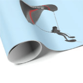 Parasailing Design Wrapping Paper Roll Cadeaupapier (Rol Hoek)