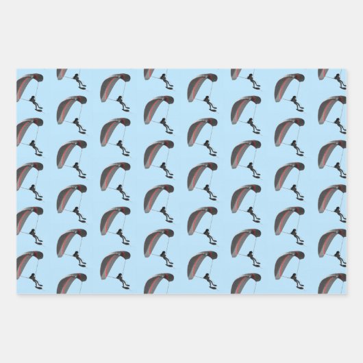 Parasailing Design Wrapping Papiervellen Inpakpapier Vel (Voorkant)