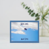 Parasailing in Lahaina, Maui Hawaii Briefkaart (Staand voorkant)