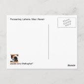 Parasailing in Lahaina, Maui Hawaii Briefkaart (Achterkant)