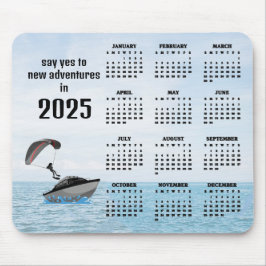 Parasailing ontwerp 2025 kalender muismat