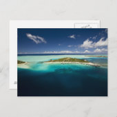 Parasailing over de prachtige lagune van Bora 3 Briefkaart (Voorkant / Achterkant)