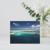 Parasailing over de prachtige lagune van Bora 3 Briefkaart (Staand voorkant)