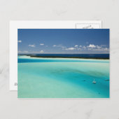 Parasailing over de prachtige lagune van Bora 4 Briefkaart (Voorkant / Achterkant)