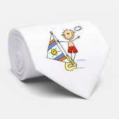 Parasailing Stokfiguur Stropdas (Opgerold)