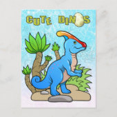 parasaurolophus briefkaart (Voorkant)