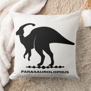 Parasaurolophus Dinosaur Silhouet Worpkussen Kussen