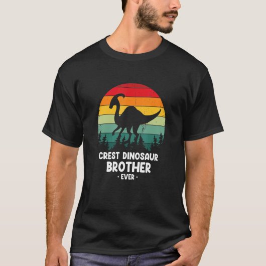 Parasaurolophus for Cest Dinosaur Brother ever T-shirt (Voorkant)