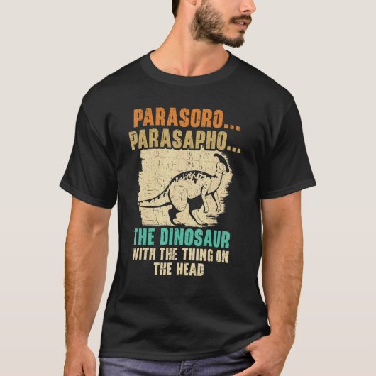Parasaurolophus Future Paleontologist Dinosaur Ext T-shirt (Voorkant)