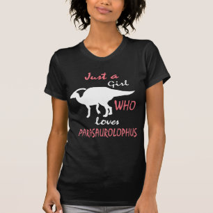 Parasaurolophus Girl Gift T-shirt