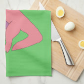 Parasaurolophus-handdoek Theedoek (Quarter Fold)