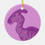 Parasaurolophus Keramisch Ornament (Voorkant)
