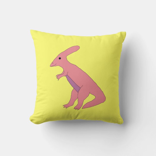 Parasaurolophus pillow kussen (Voorkant)