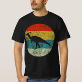 parasaurolophus retro silhouette 70 s t-shirt (Voorkant)
