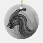 Parasaurolophus Sketch Keramisch Ornament (Voorkant)