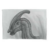 Parasaurolophus Sketch Kussensloop (Voorkant)