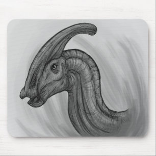 Parasaurolophus Sketch Muismat